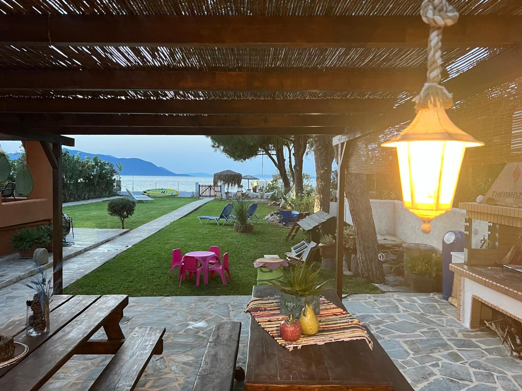 Pampas Seafront Villa, 6 Bedrooms, North Evvoia Kanatádhika Екстериор снимка